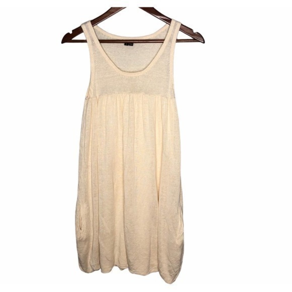 Theory Tatiyana Glaze Swing linen Dress Sleeveless